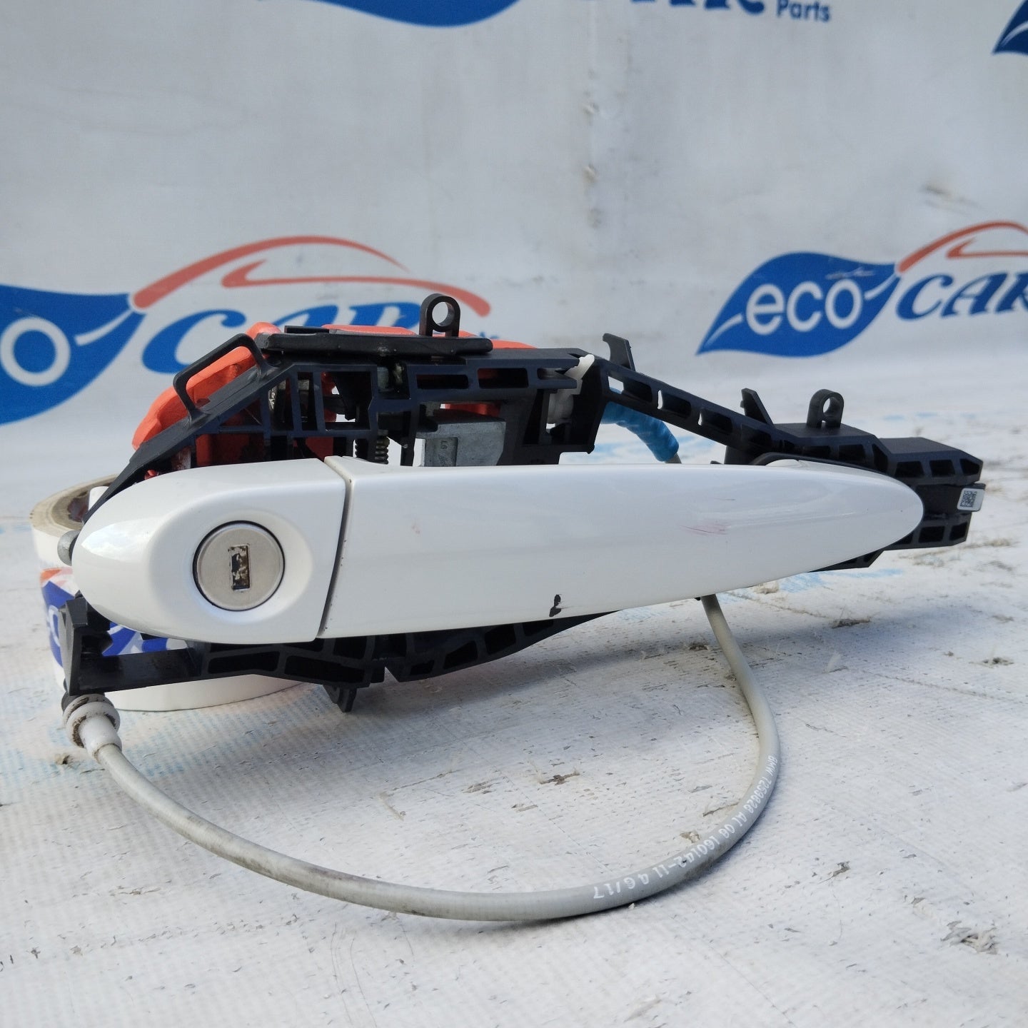 Front left external handle white BMW 3 Series F30 2018 Cod. 14389710 ecoAG5075