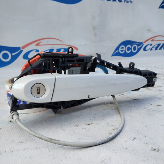 Front left external handle white BMW 3 Series F30 2018 Cod. 14389710 ecoAG5075