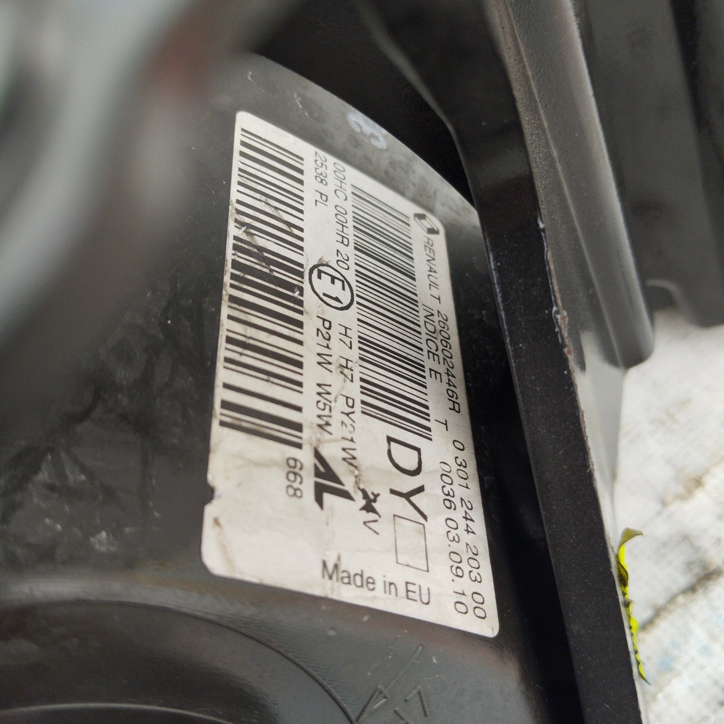 Fanale anteriore sx Renault Megane 2010 (GT Line) ecoAG5082