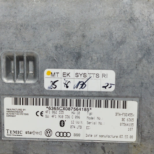 Bluetooth telephone control unit Audi A6 2008 code: 4F1862335 ecoAC8172