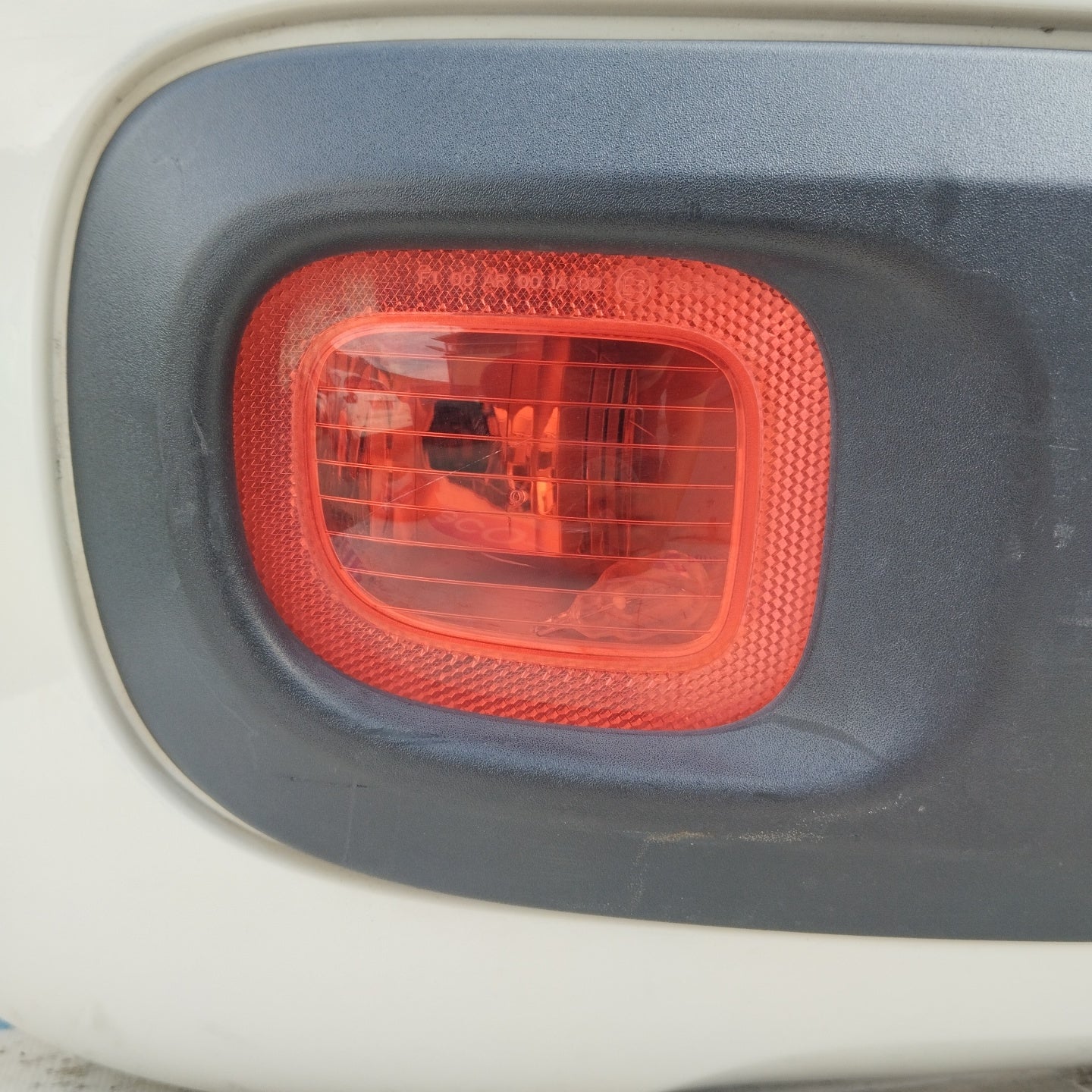 White Rear Bumper Fiat New Panda ecoAG5089