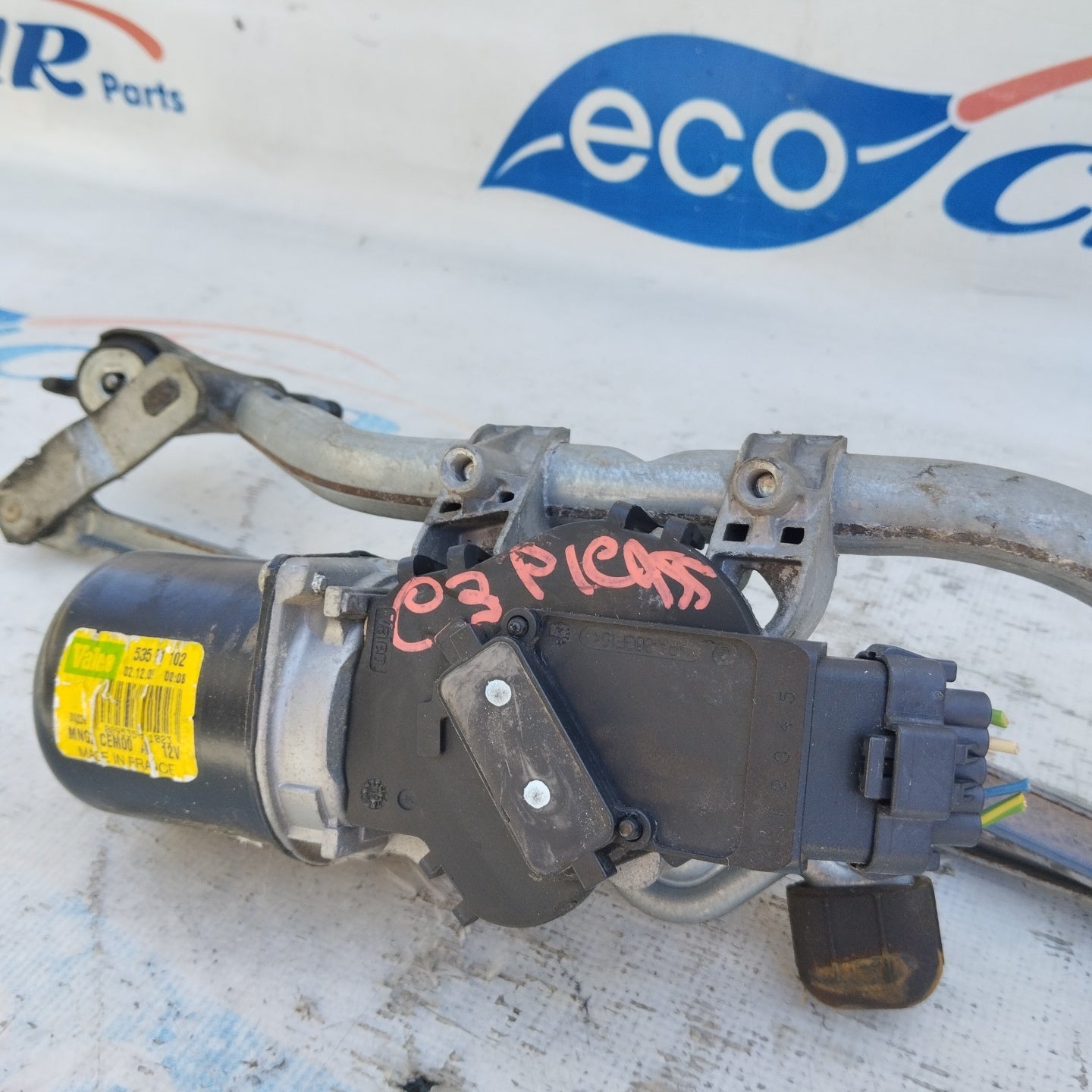 Motorino tergicristalli anteriore Citroen C3 Picasso 2013 cod.53571102 ecoAG5098