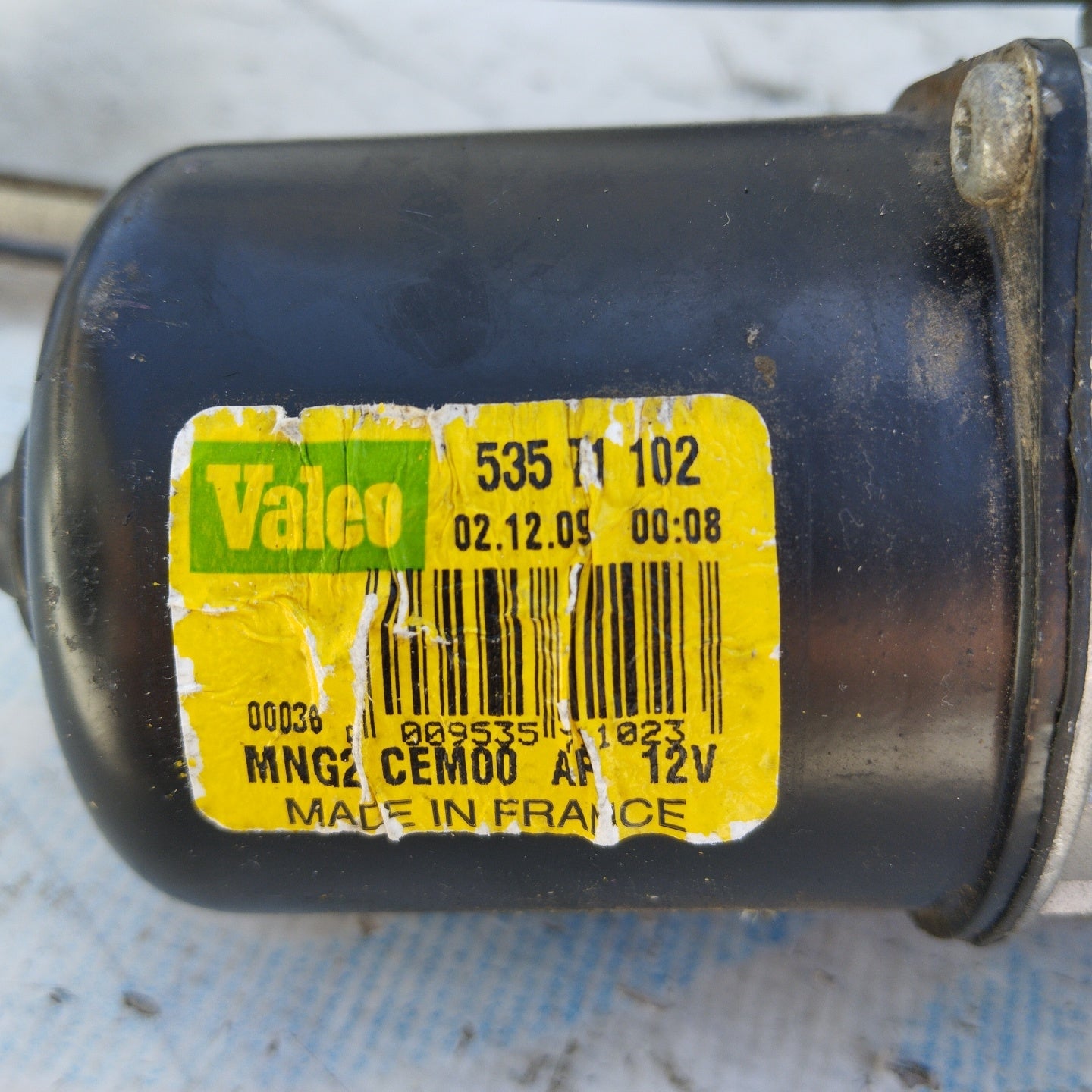 Motorino tergicristalli anteriore Citroen C3 Picasso 2013 cod.53571102 ecoAG5098