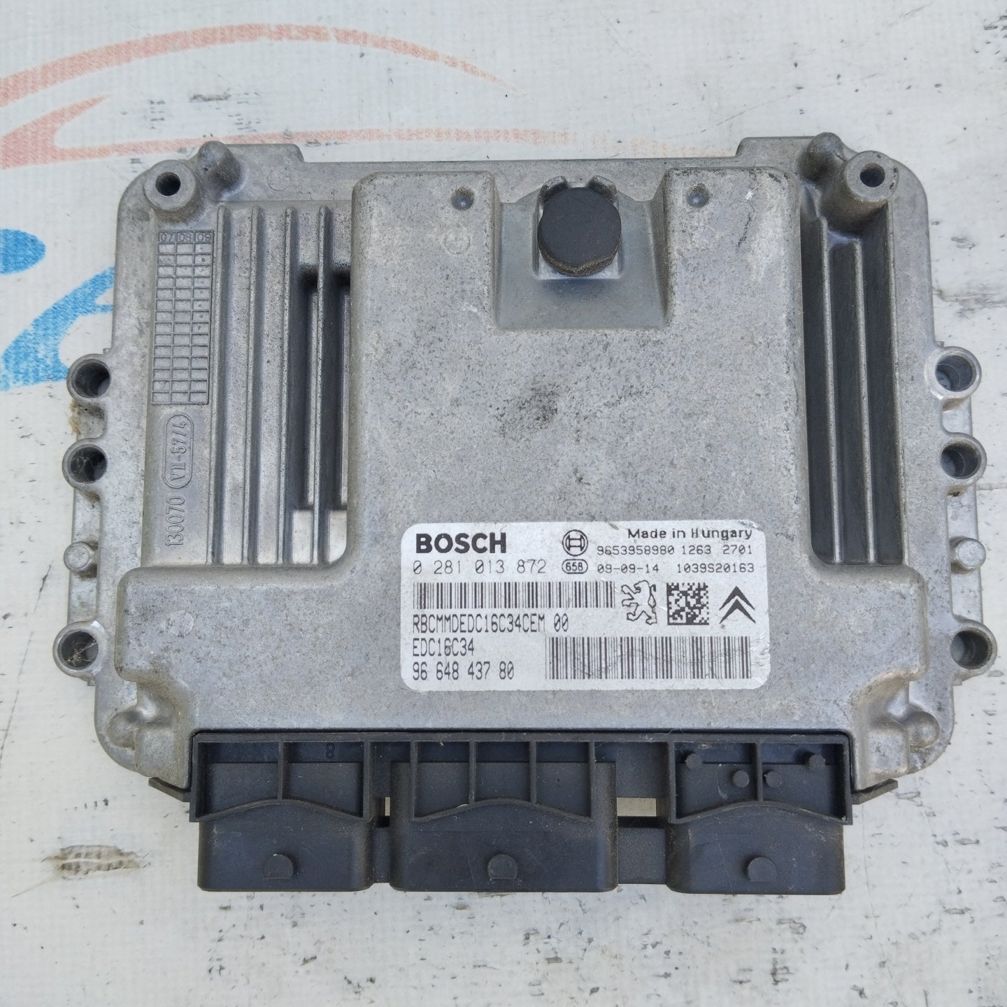 Zündkit Peugeot Partner 1.6 HDI 2010 Code: 0281013872 ecoAG5103