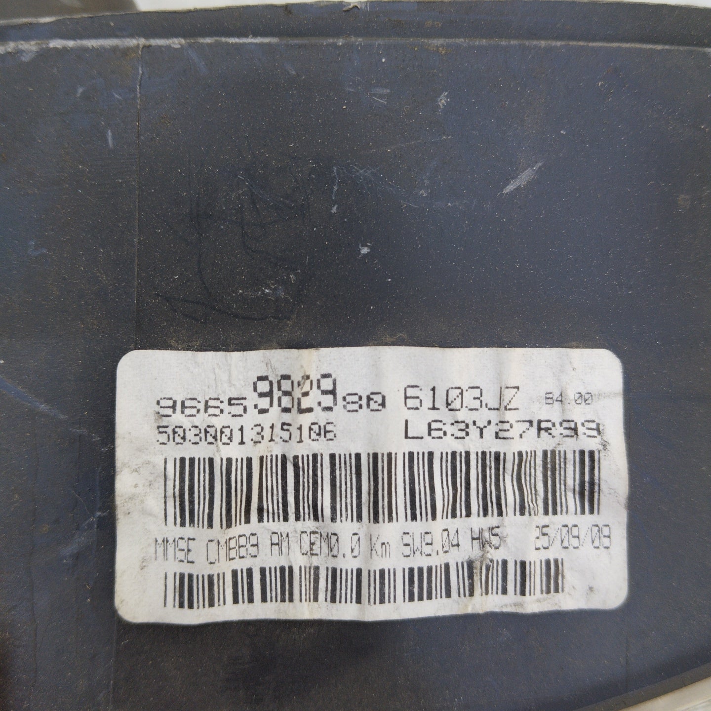 Quadro strumenti Peugeot Partner 1.6 HDI cod: 9665982980 ecoAG5104