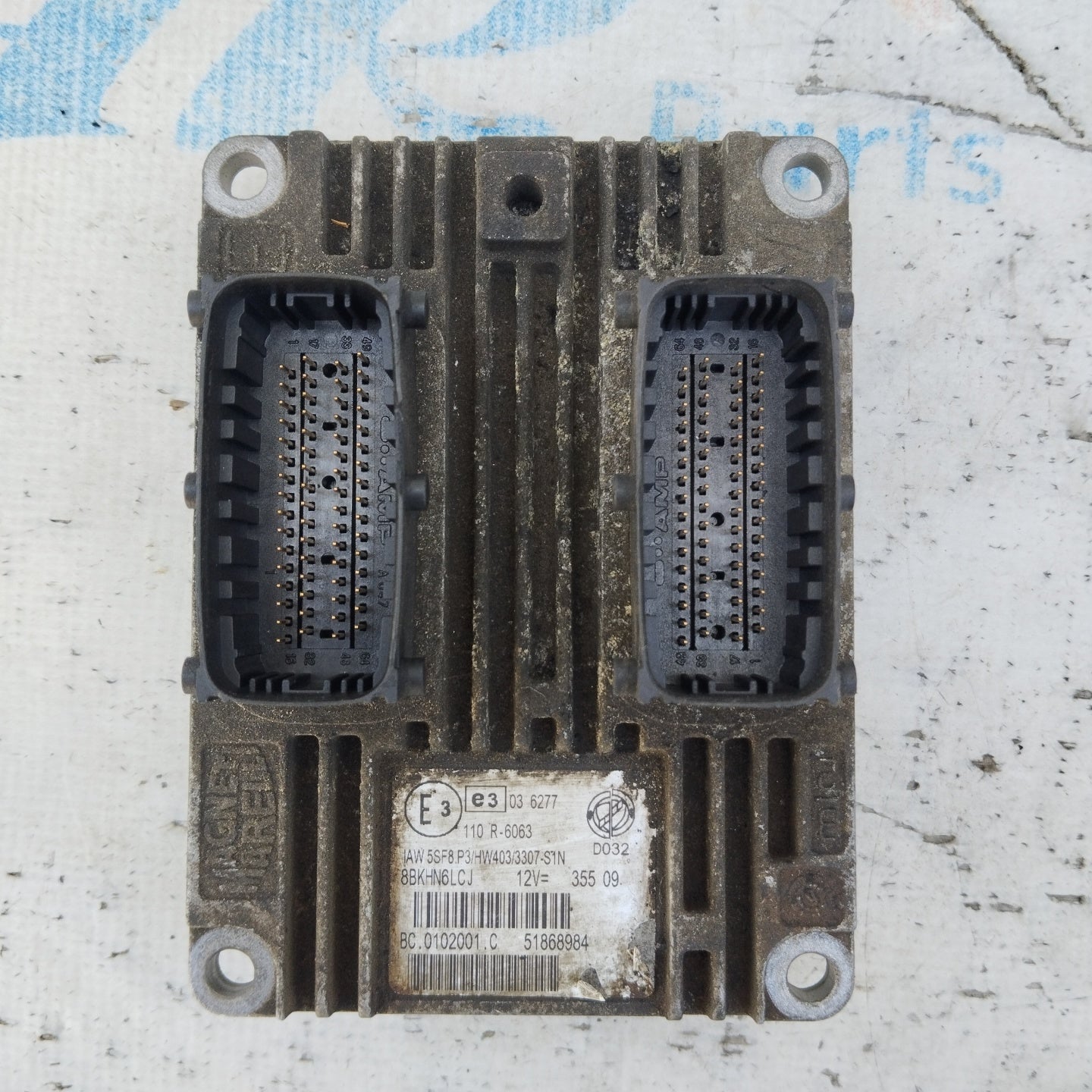 Fiat Fiorino 1.4 B 2010 Zündkit-Code: iaw5sf8.p3 ecoAG5114