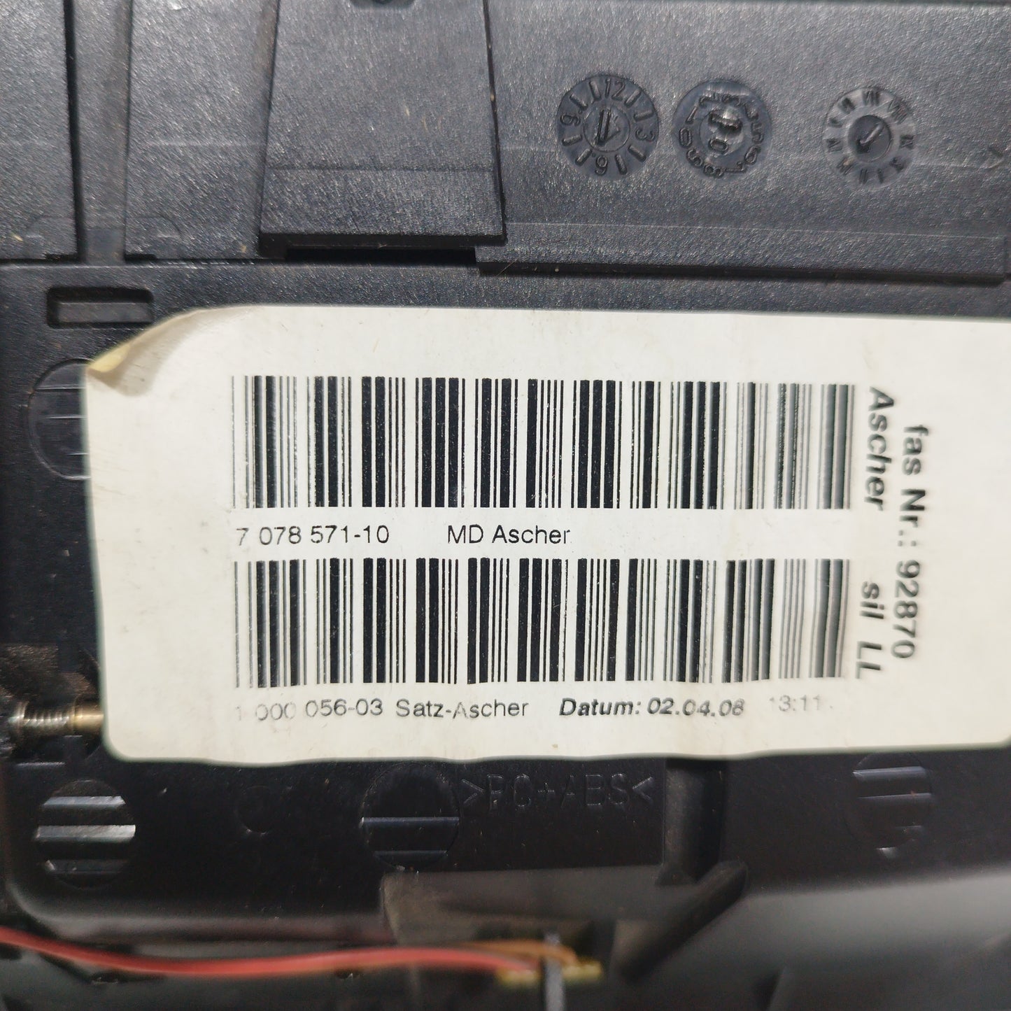 Posacenere Bmw Serie I E87 2007 Cod: 707857110 ecoAC8260