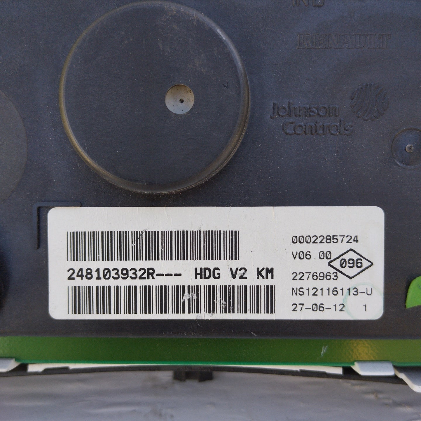 Instrument cluster Dacia Lodgy 1.5 DCI 2012 code: 248103932R ecoAG5178