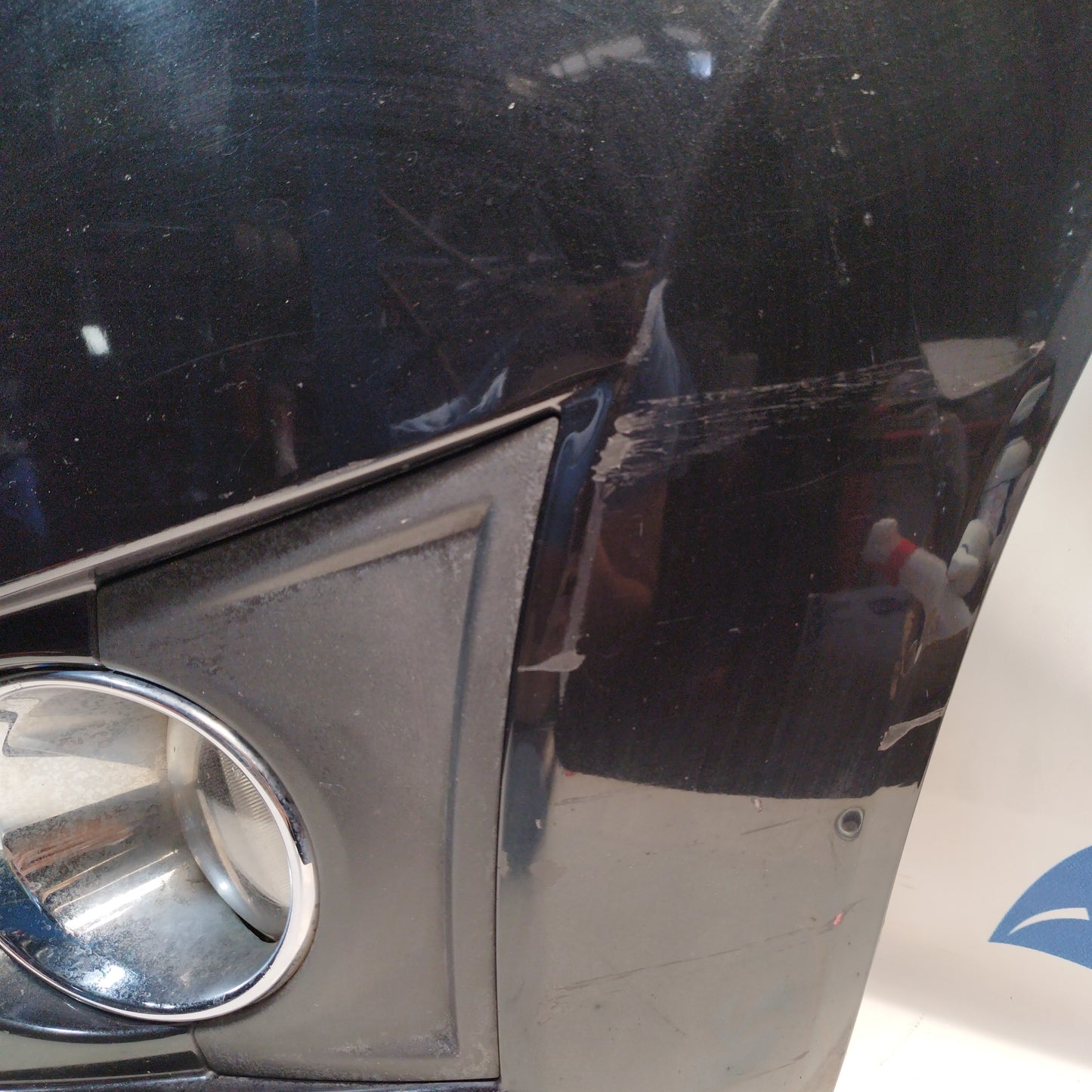 Black Front Bumper Chevrolet Spark 2011 ecoAC8319