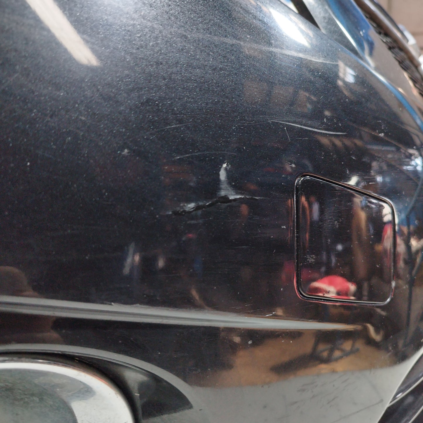 Black Front Bumper Chevrolet Spark 2011 ecoAC8319