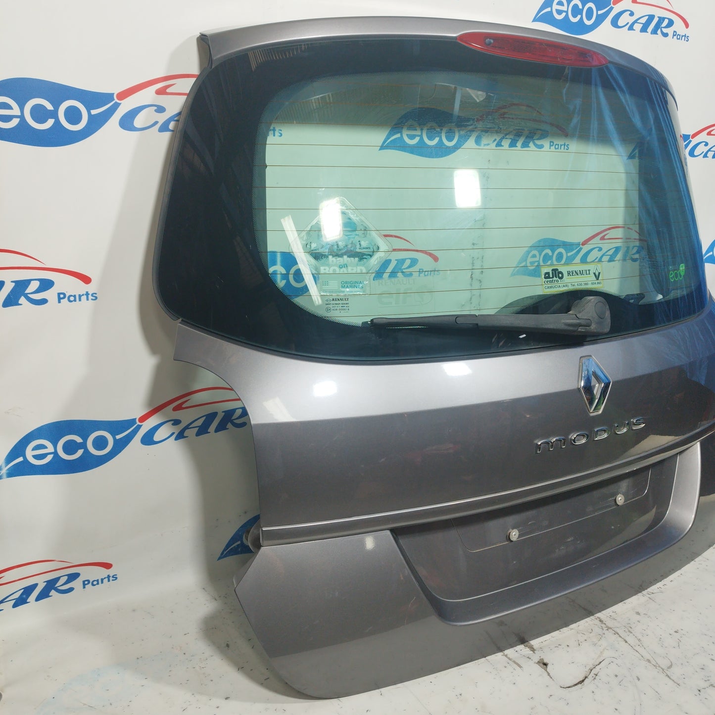 Dark grey tailgate Renault Modus 2009 ecoAC8326