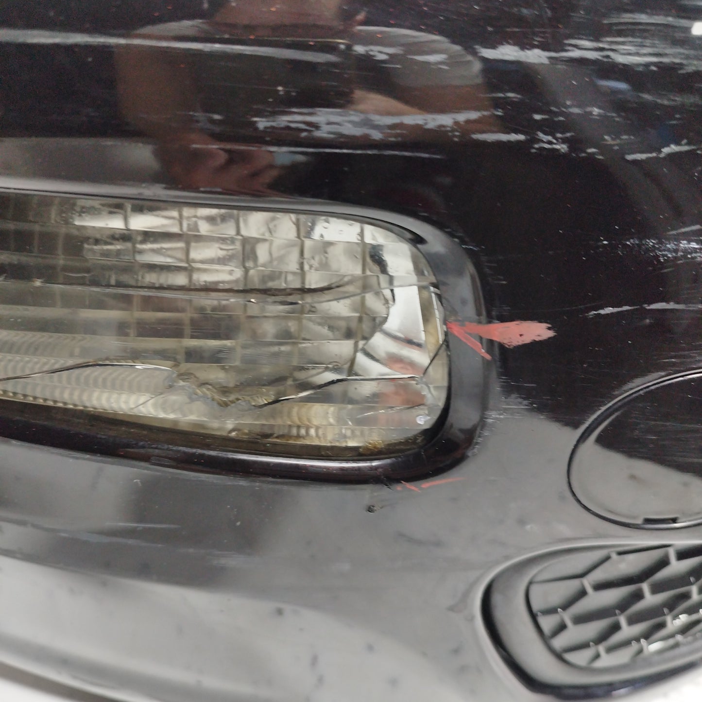 Black Front Bumper Fiat Punto Evo 2012 ecoAC8334