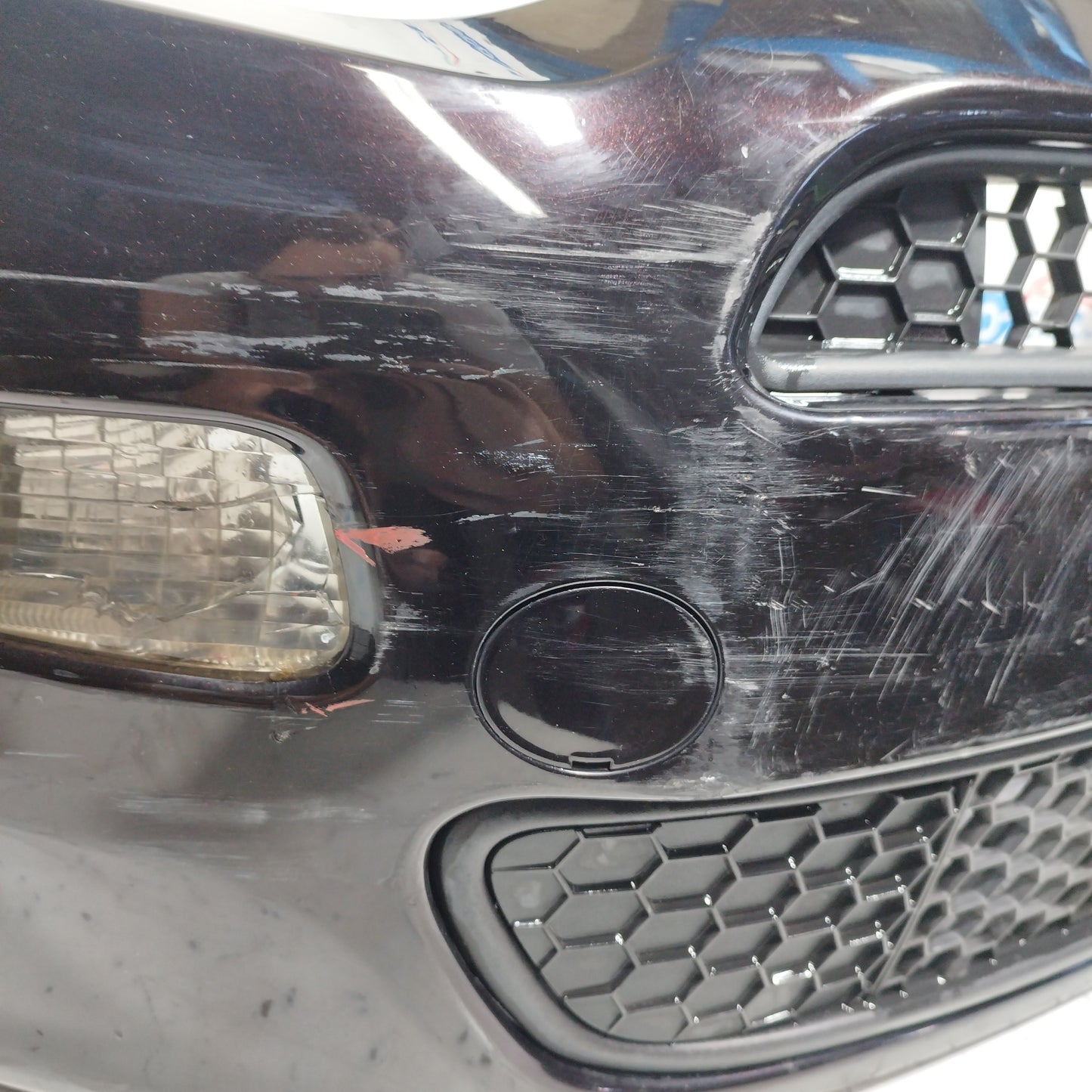 Black Front Bumper Fiat Punto Evo 2012 ecoAC8334