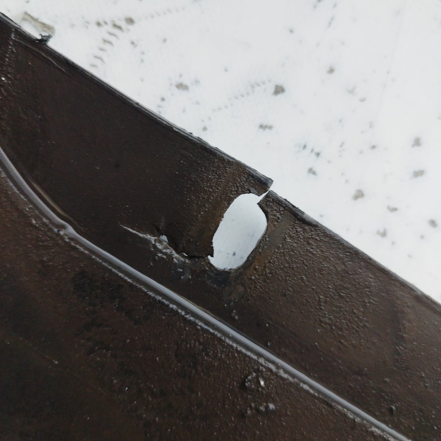 Black Front Bumper Fiat Punto Evo 2012 ecoAC8334