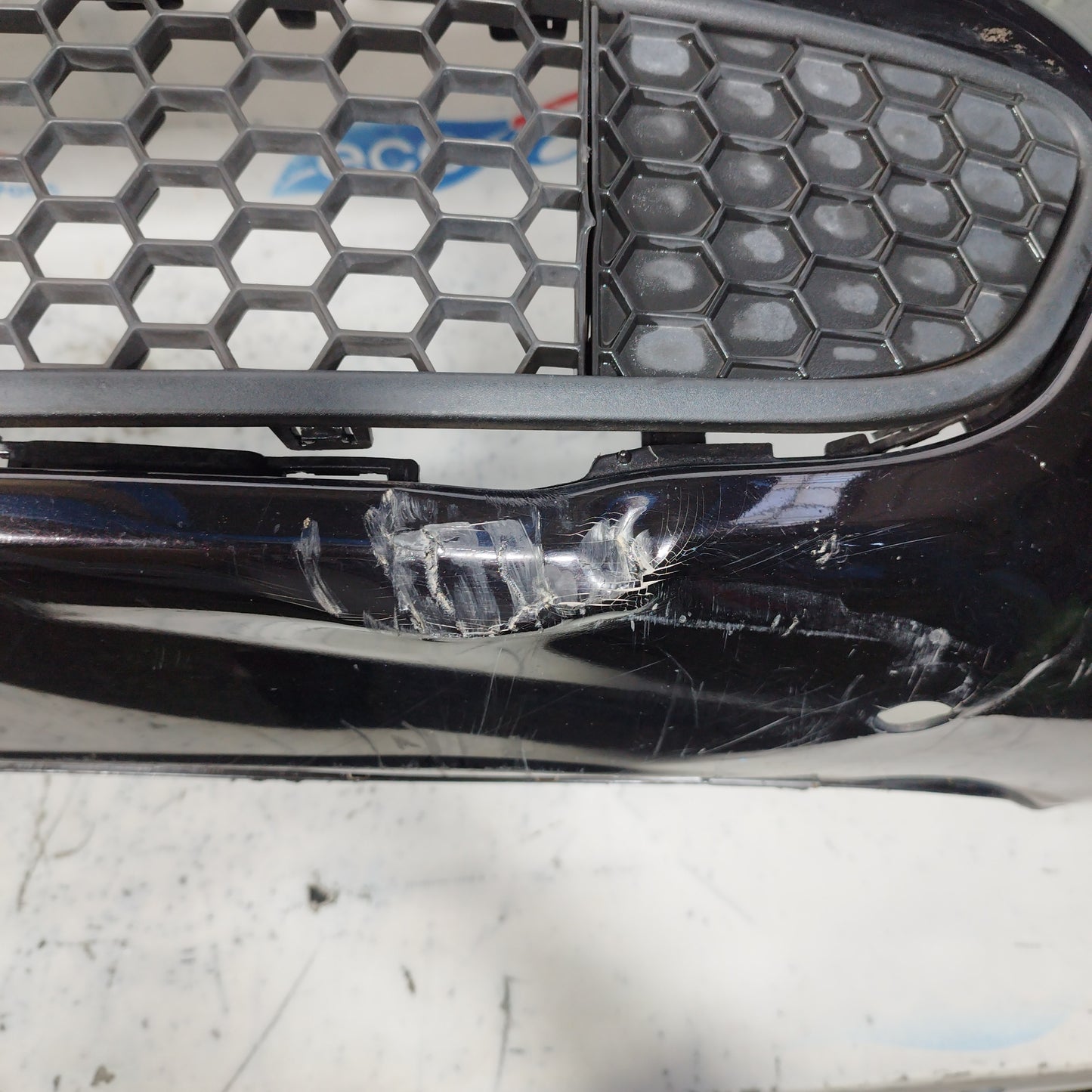 Black Front Bumper Fiat Punto Evo 2012 ecoAC8334