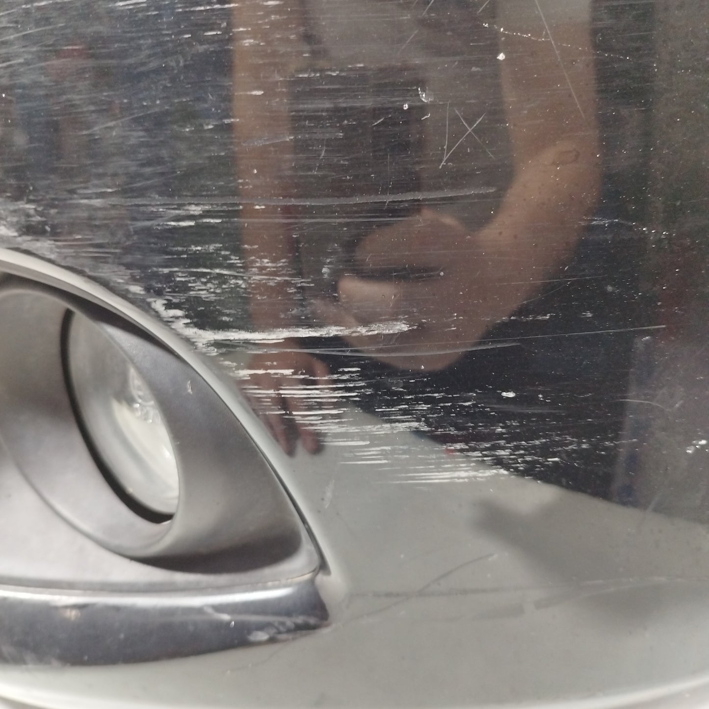 Mazda 2 2009 ecoAC8340 Schwarze Frontstoßstange