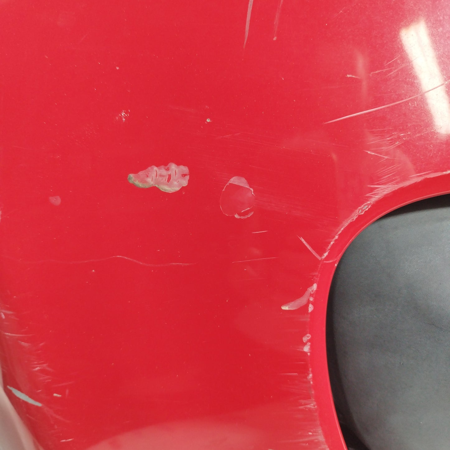 Red front bumper Citroen C1 2005 ecoAC8341