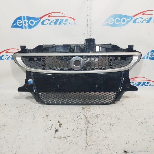 Front bumper center Smart fortwo black 451 2010 ecoAC8352
