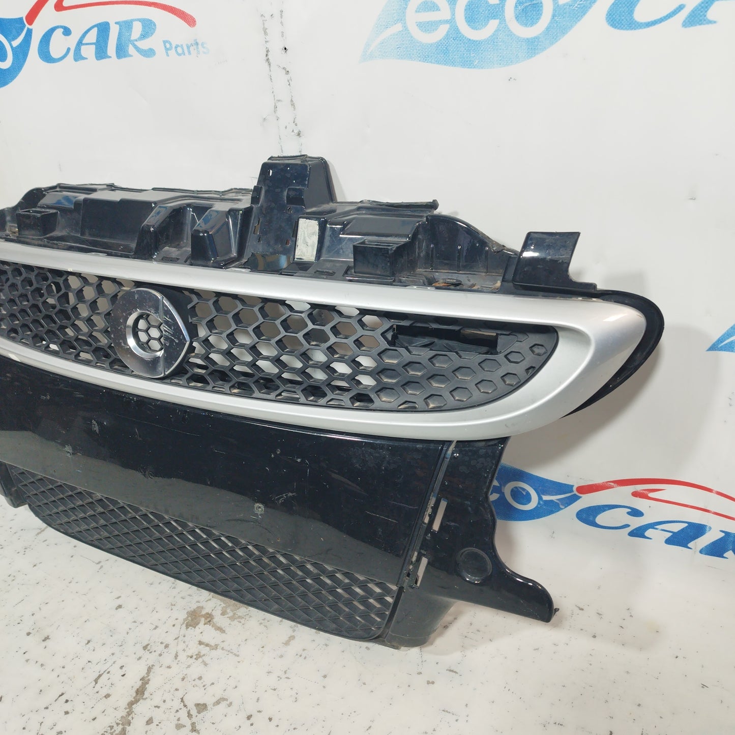 Front bumper center Smart fortwo black 451 2010 ecoAC8352