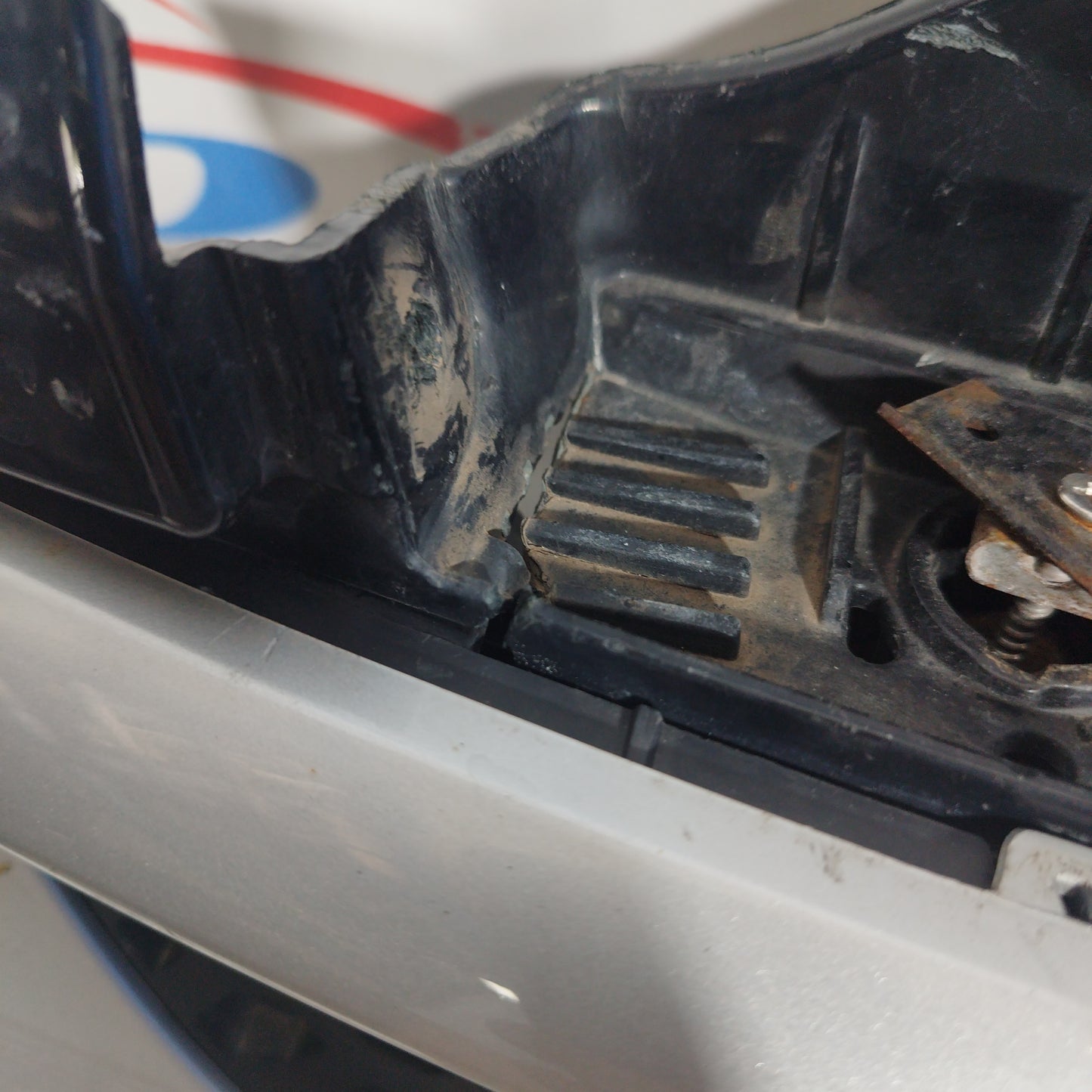 Front bumper center Smart fortwo black 451 2010 ecoAC8352