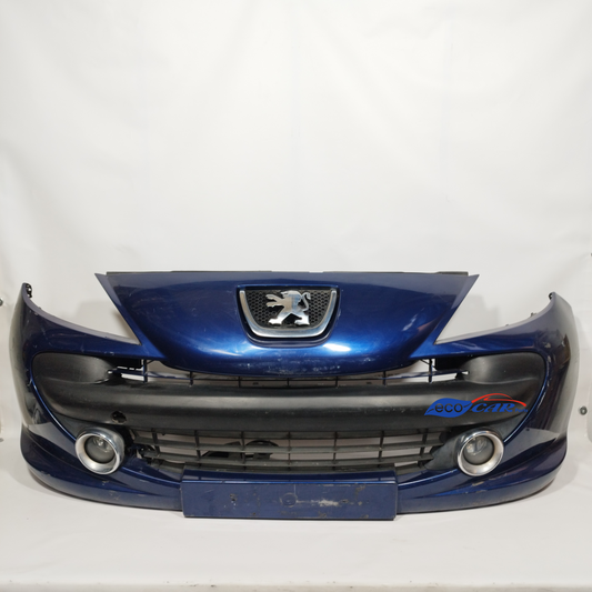 Front bumper midnight blue Peugeot 207 2008 ecoAC11384
