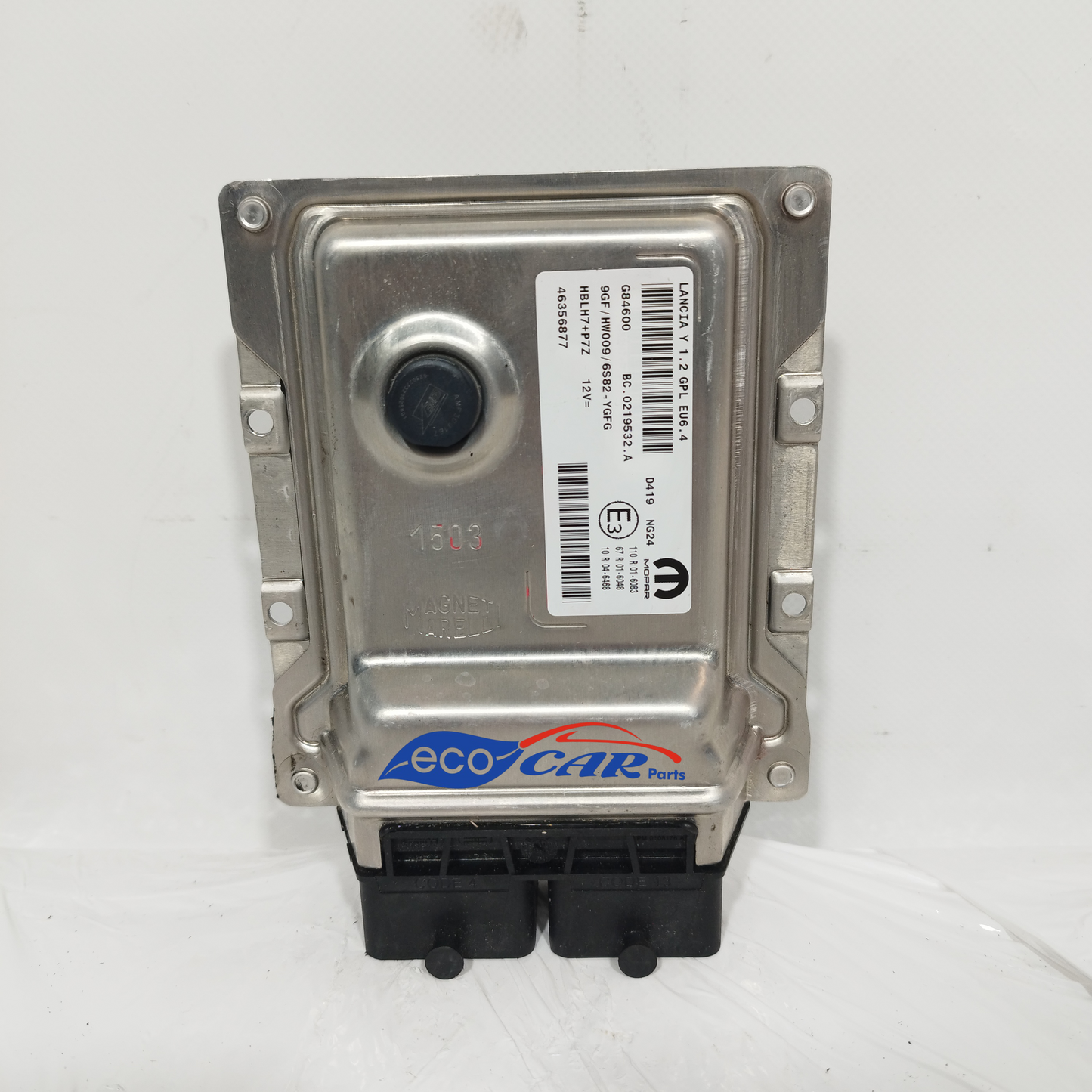 Centralina motore Lancia Ypsilon 1.2 B /GPL 2015 Cod: 9GF/HW009/6S82 ecoAC11734