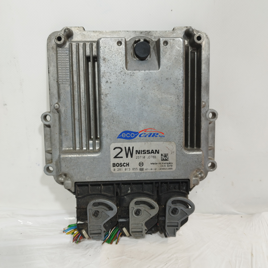 Nissan Qashqai 2.0Dci 2008 Motorsteuergerät-Code: Nissan 23710JD78B - Bosch 0281013855 ecoAC12942