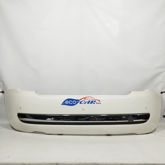 Fiat 500 2008 ecoAC11578 cremefarbene Heckstoßstange
