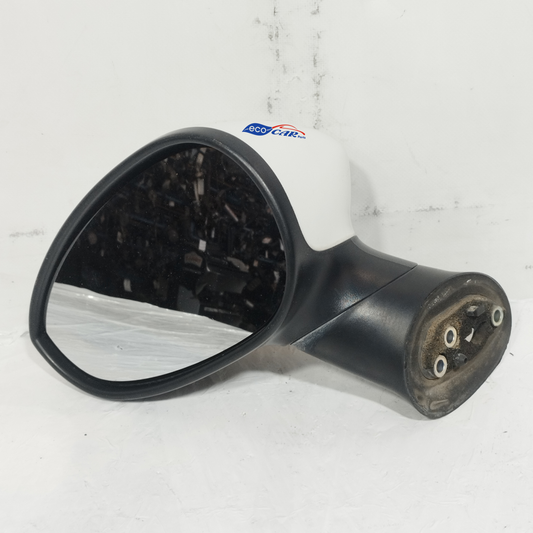 Elektrischer Außenspiegel vorne links, weiß, Fiat Grande Punto, Baujahr 2008, 3-adrig, ecoAC14002