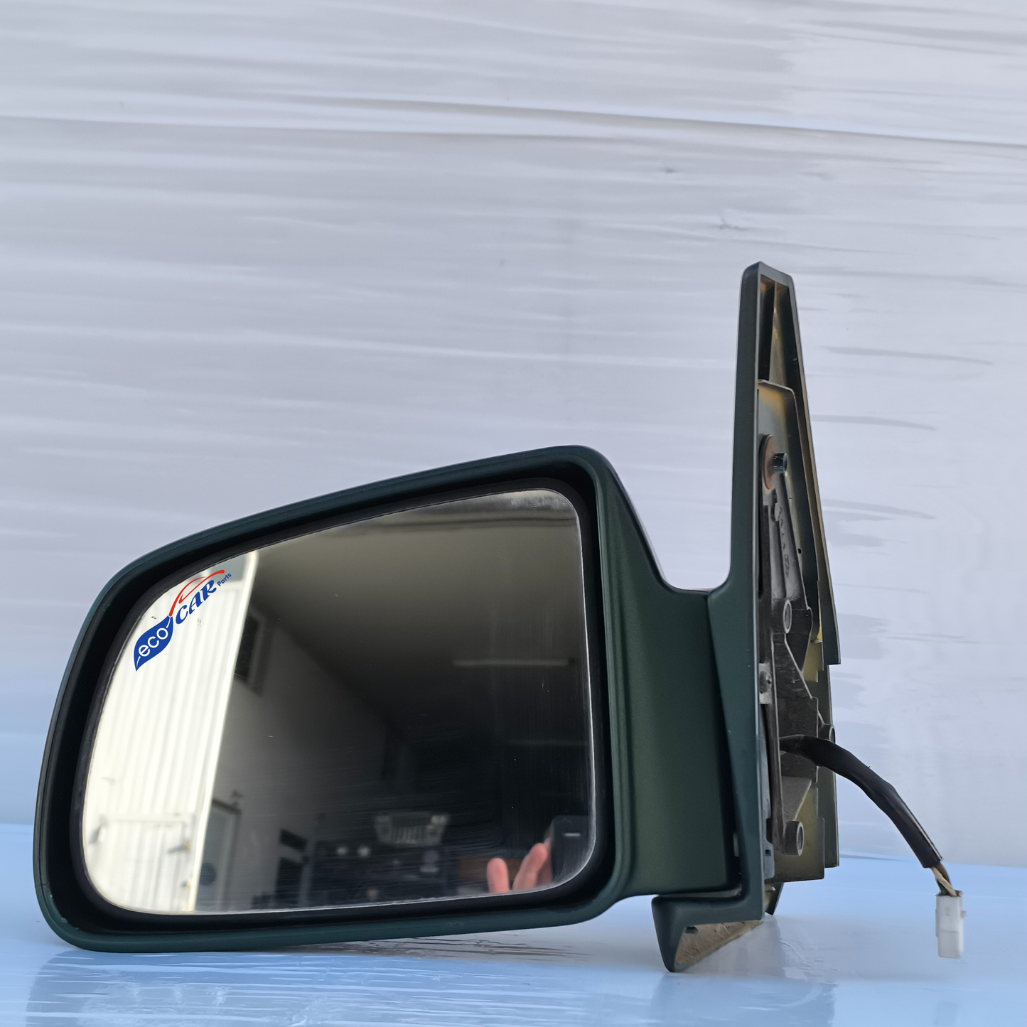 Grüner elektrischer Außenspiegel links für Suzuki Vitara, Baujahr 1992, Stecker mit 3 Kabeln, leicht verkratzt, ecoAG632