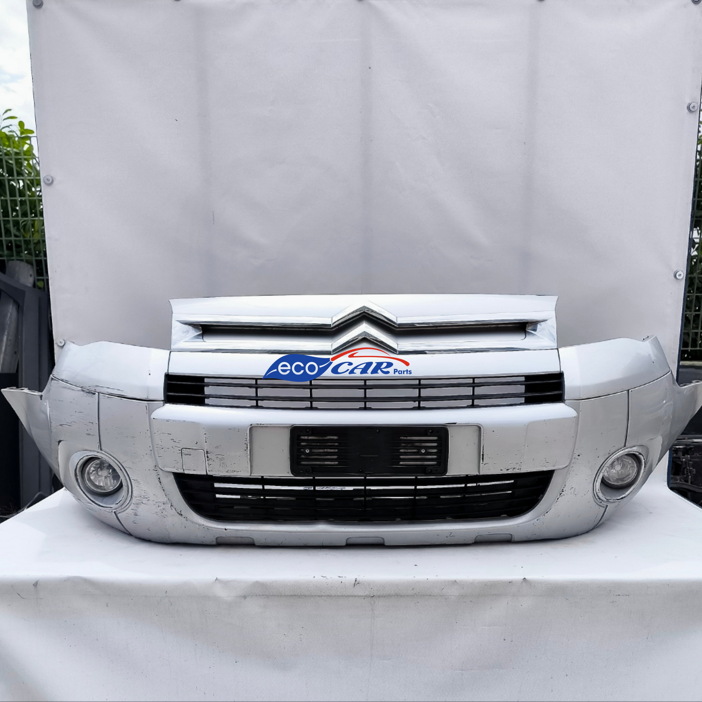 Paraurti anteriore grigio argento Citroen Berlingo anno 2009 ecoAG6924