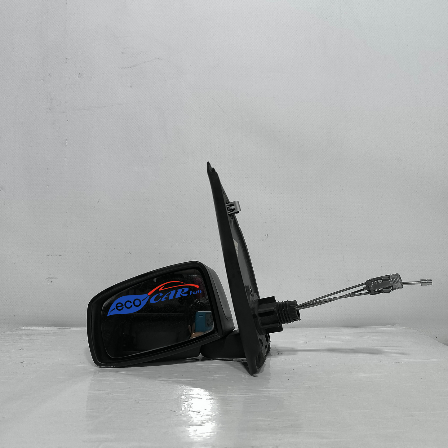 Manual left mirror purple Fiat Panda 169 ecoAG6769