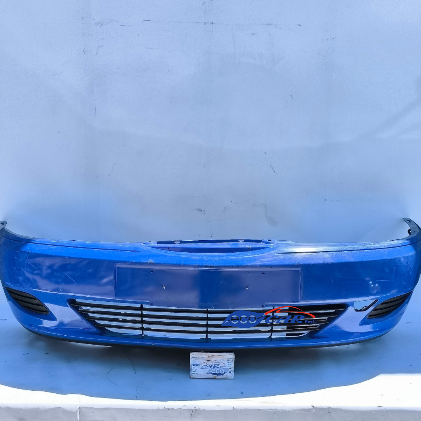 Front bumper Lancia Ypsilon elefantino year 2003 blue has two damaged stops and some scratches ecoAG7193
