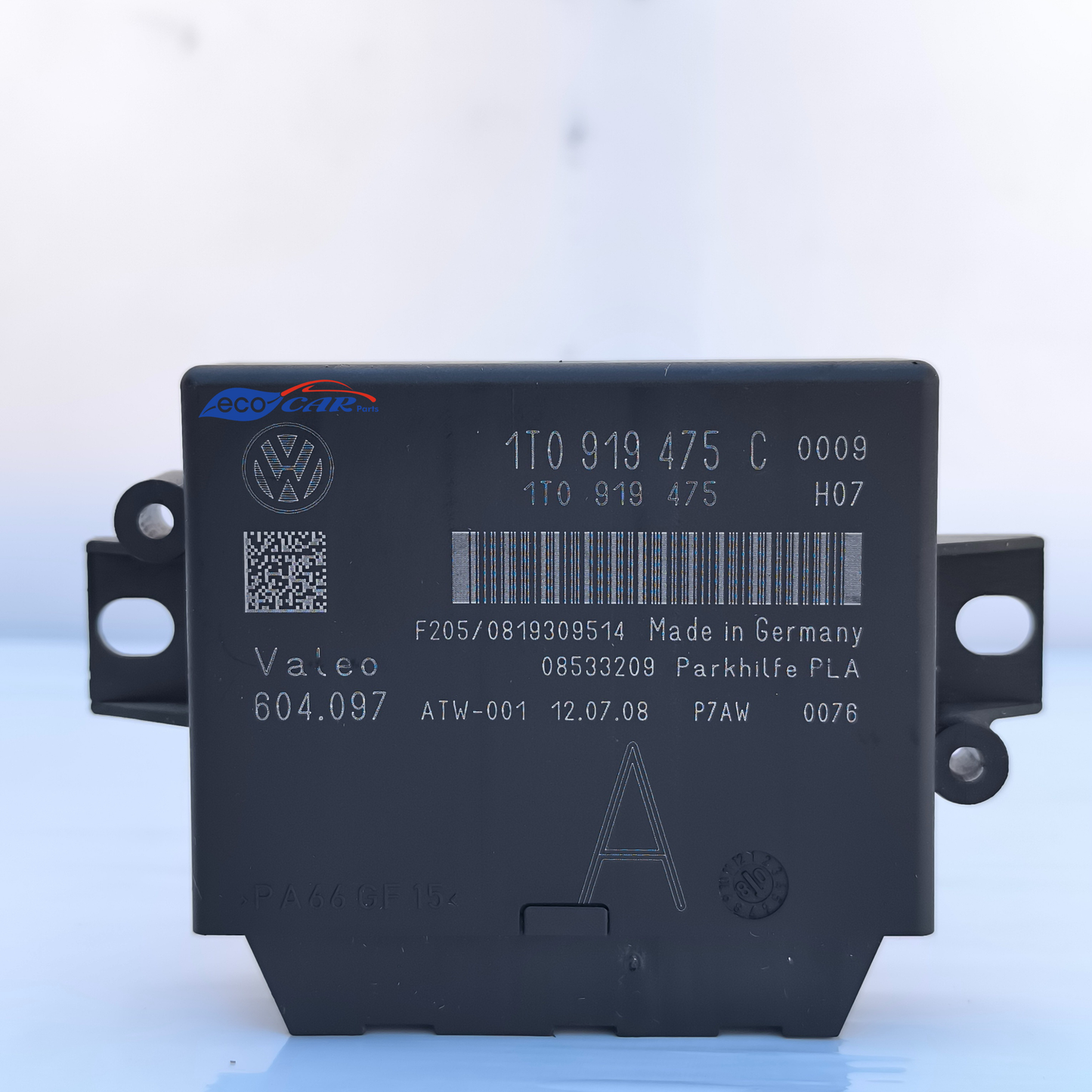 Steuergerät für Parksensoren des Volkswagen Tiguan, Baujahr 2009, Code 1T0919475C ecoAG7386