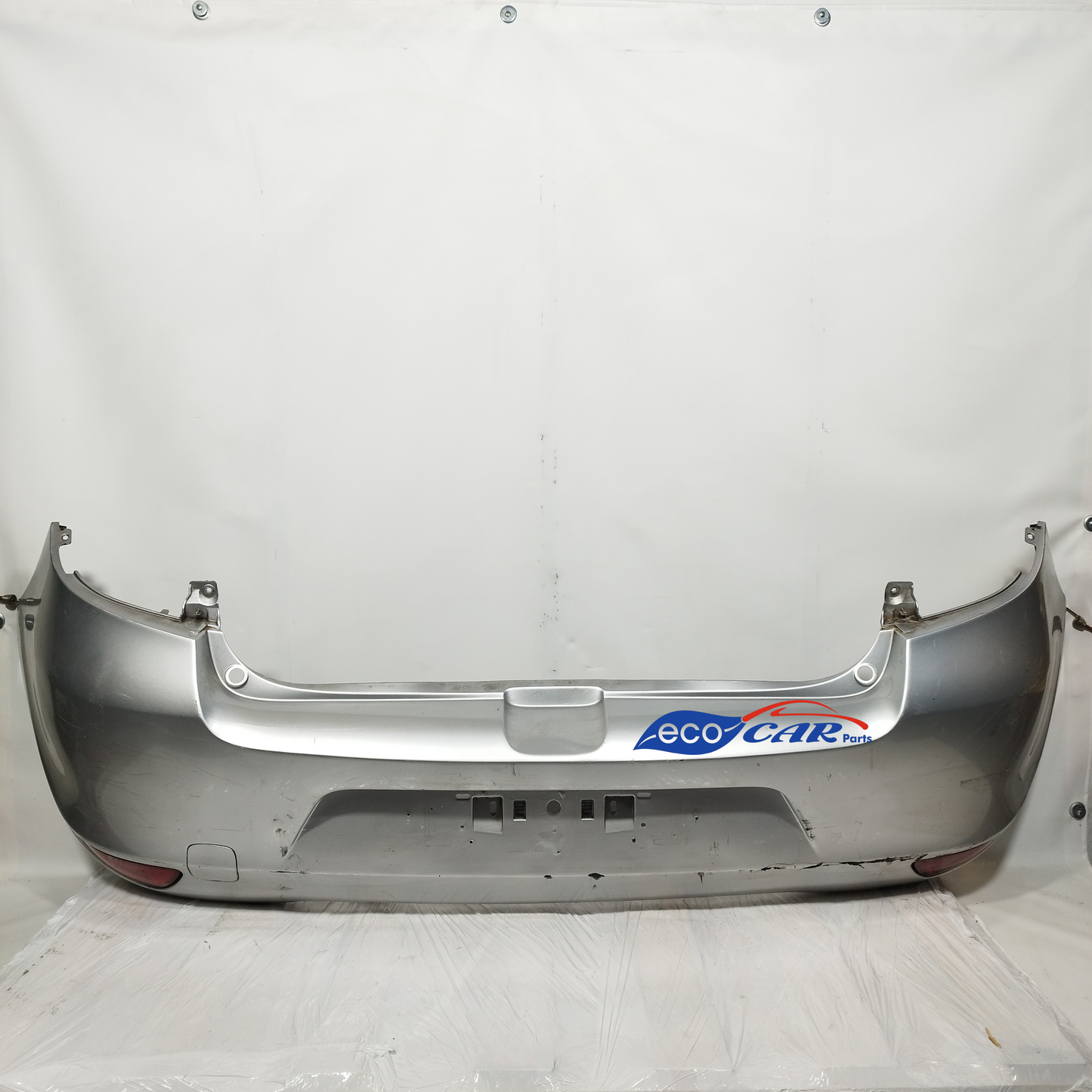 Renault Clio 2010 ecoAC12039 silbergraue Heckstoßstange