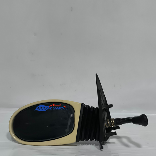 Cremefarbener manueller Außenspiegel links Fiat 600 ecoAG6799