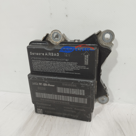 Centralina airbag Fiat Punto Evo 2013 Cod: 51838580 ecoAC12062