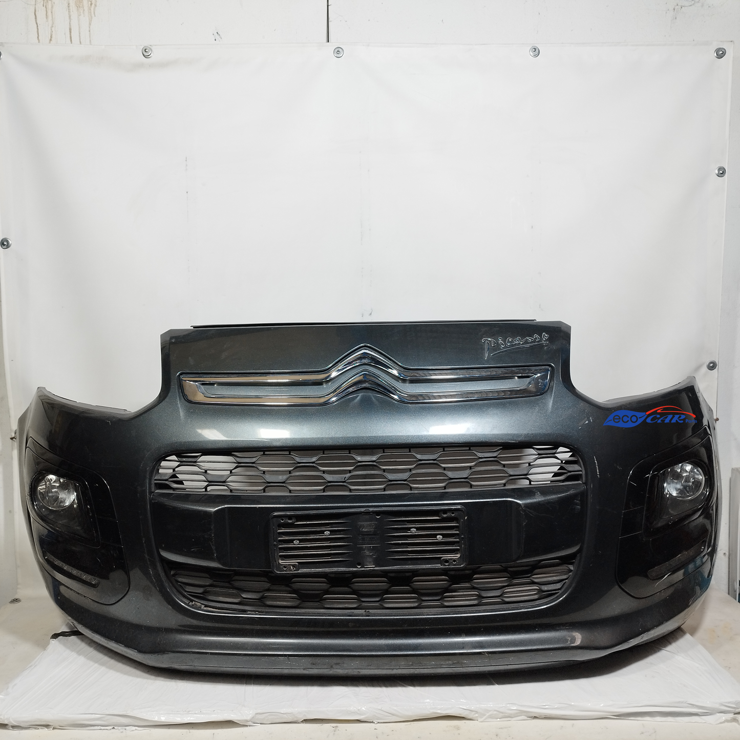 Paraurti anteriore grigio scuro Citroen C3 Picasso 2013 ecoAC14239