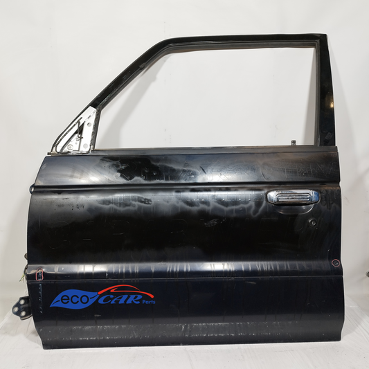Midnight blue left front door Mitsubishi Pajero 1998 ecoAC6072