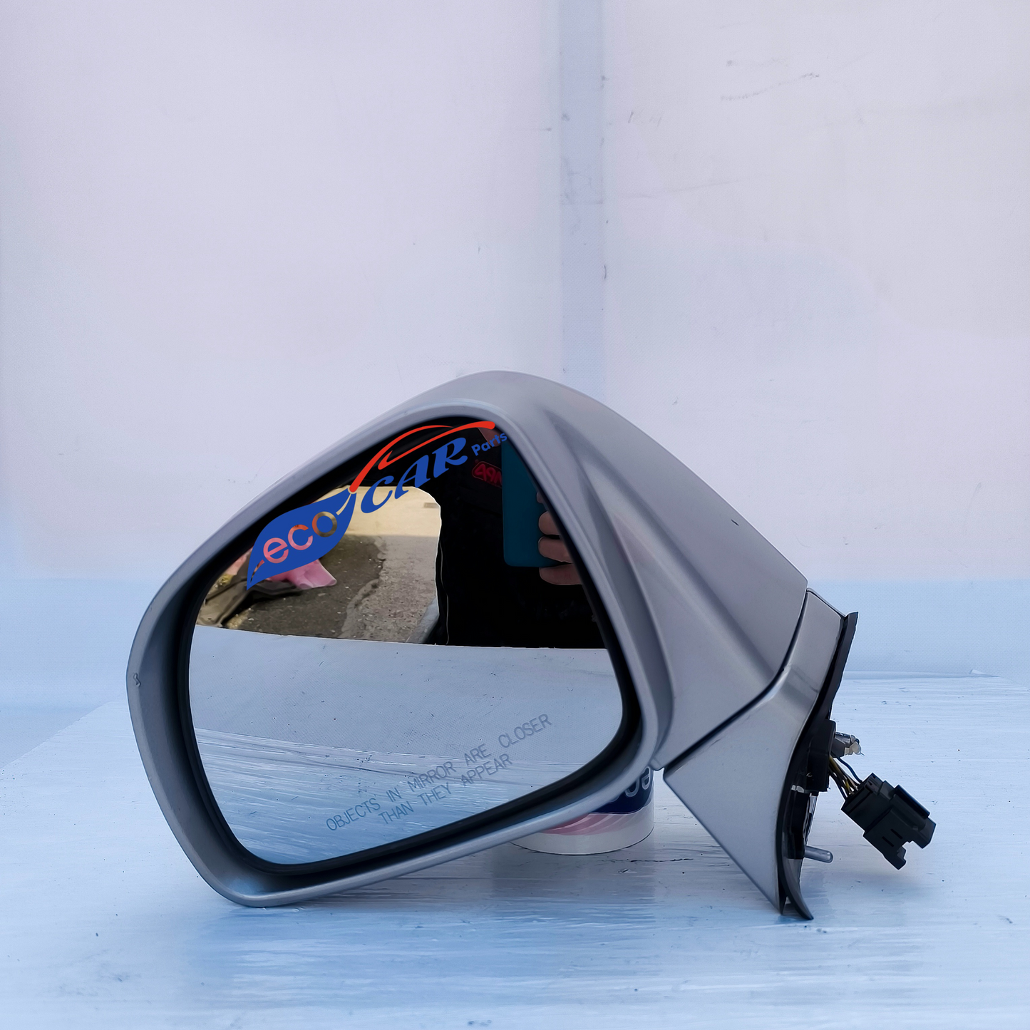 Left mirror silver grey Chevrolet Captiva year 2008 8 pin ecoAG6691