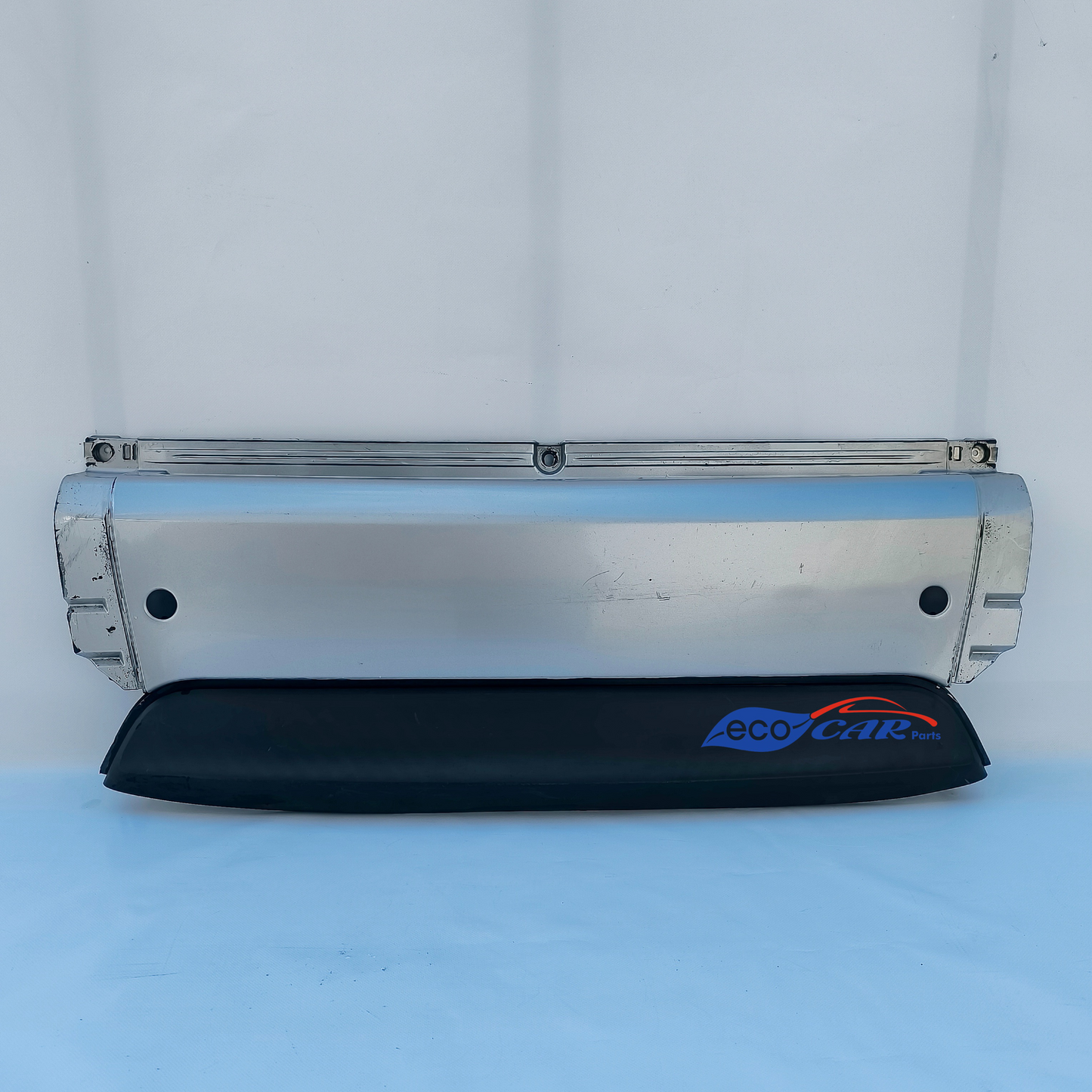 Rear bumper center silver gray Smart 450 ecoAG6428