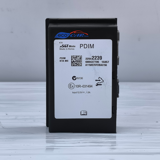 Audio amplifier control unit Opel Astra J / Meriva B Cod. 22942239 ecoAG6790