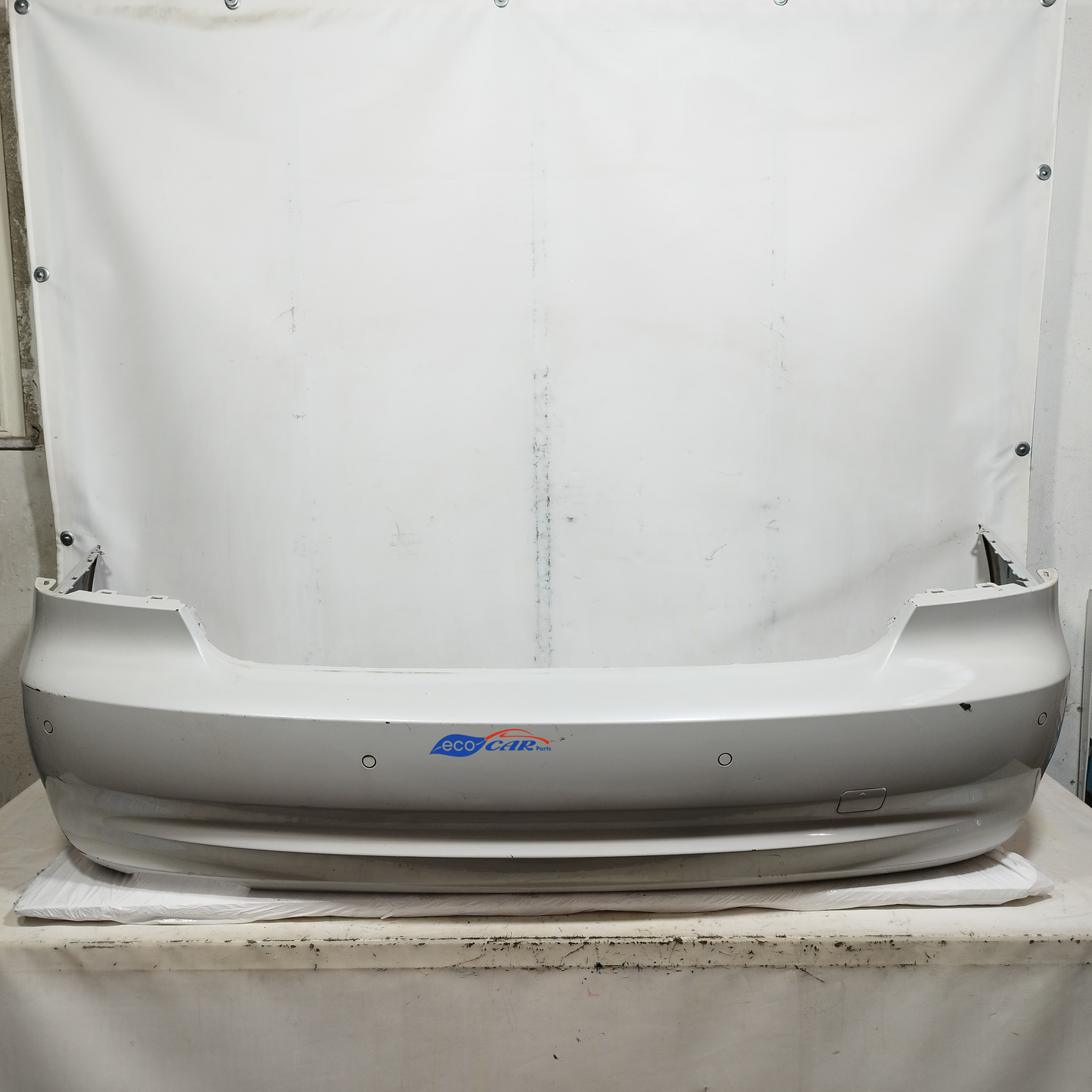 Paraurti posteriore bianco perlato BMW serie 3 Coupé 2008 ecoAC14201