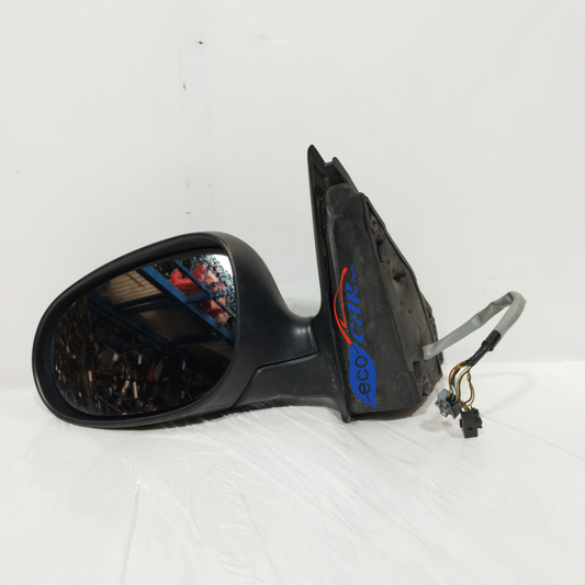 Schwarzer elektrischer Außenspiegel vorne links für Lancia Delta 2009, 9-adrig, ecoAC11946