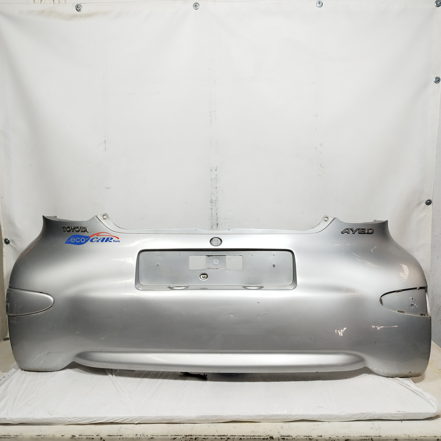 Paraurti posteriore grigio argento Toyota Aygo 2006 ecoAC14207