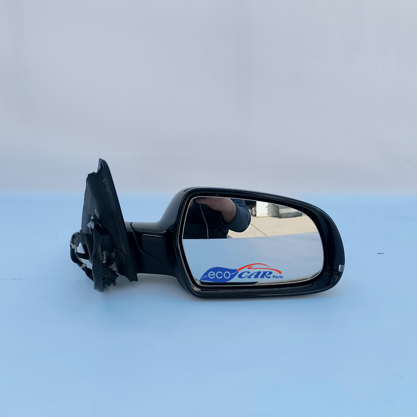 Schwarzer rechter Außenspiegel Audi A4 B8 Baujahr 2010 6-adrig ecoAG6387