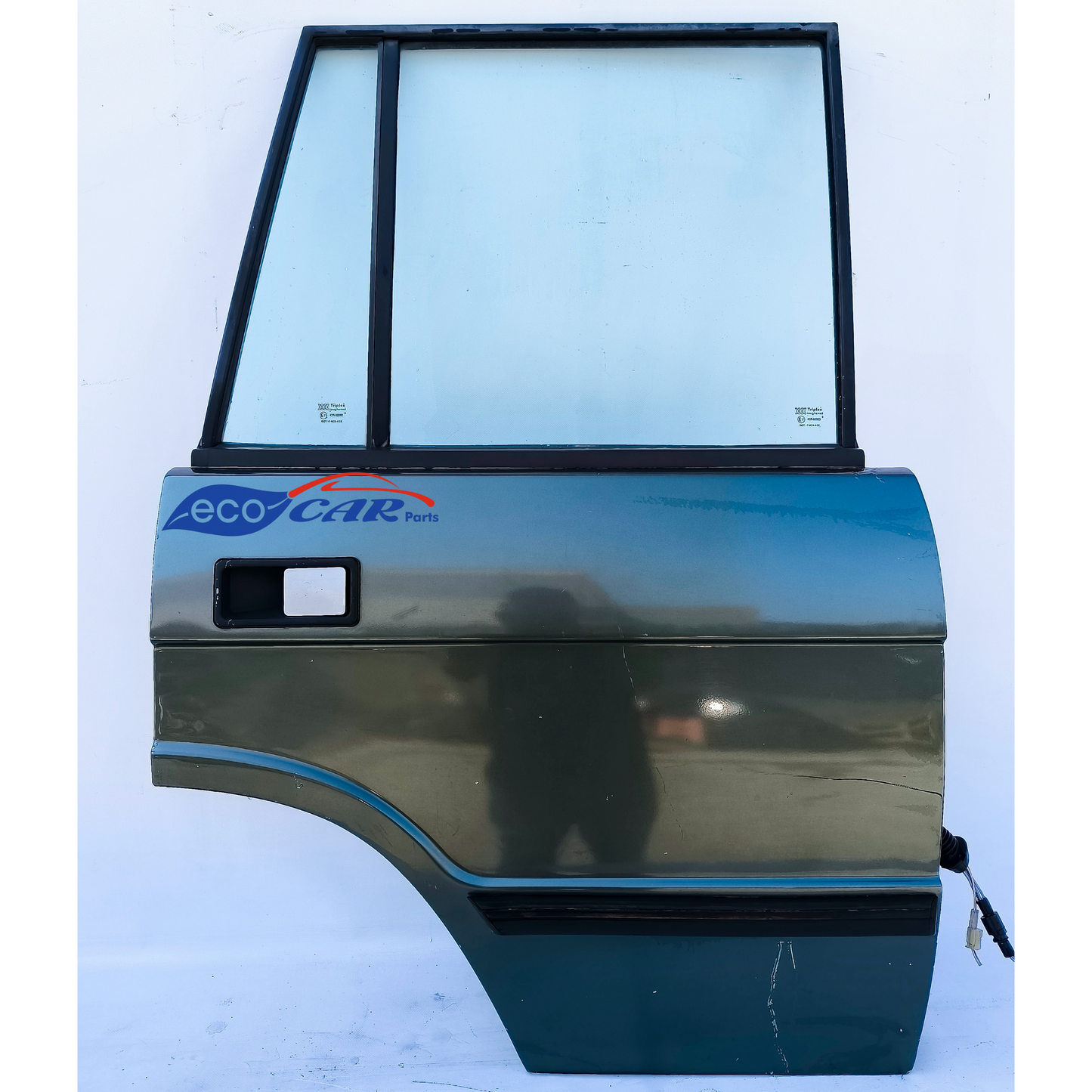 Dark Green Rear Right Door Land Rover Range Rover Year 1990 Has Various Scratches ecoAG7179