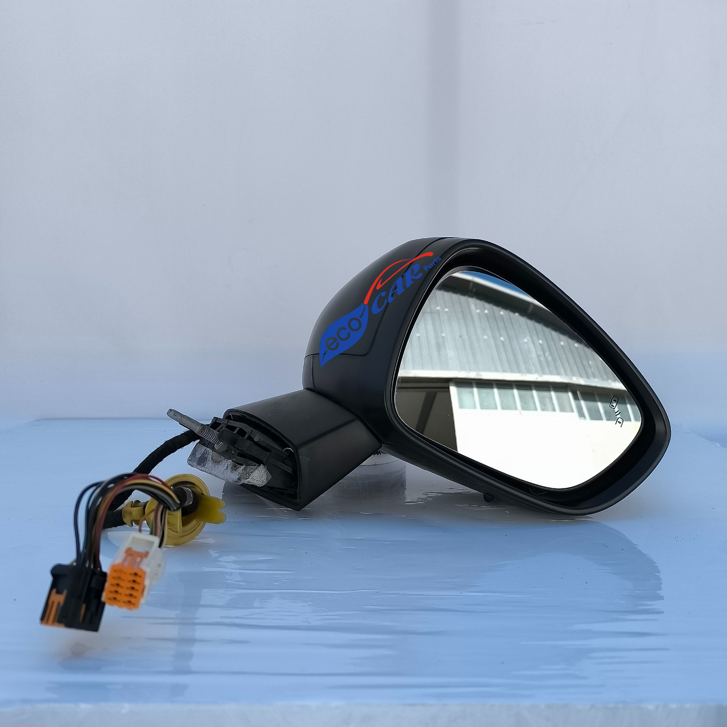 Elektrisch verstellbarer rechter Außenspiegel, schwarz, für Citroën C4, Baujahr 2011, 19 Drähte und 2 Pins, Code: E20209338 ecoAG6452