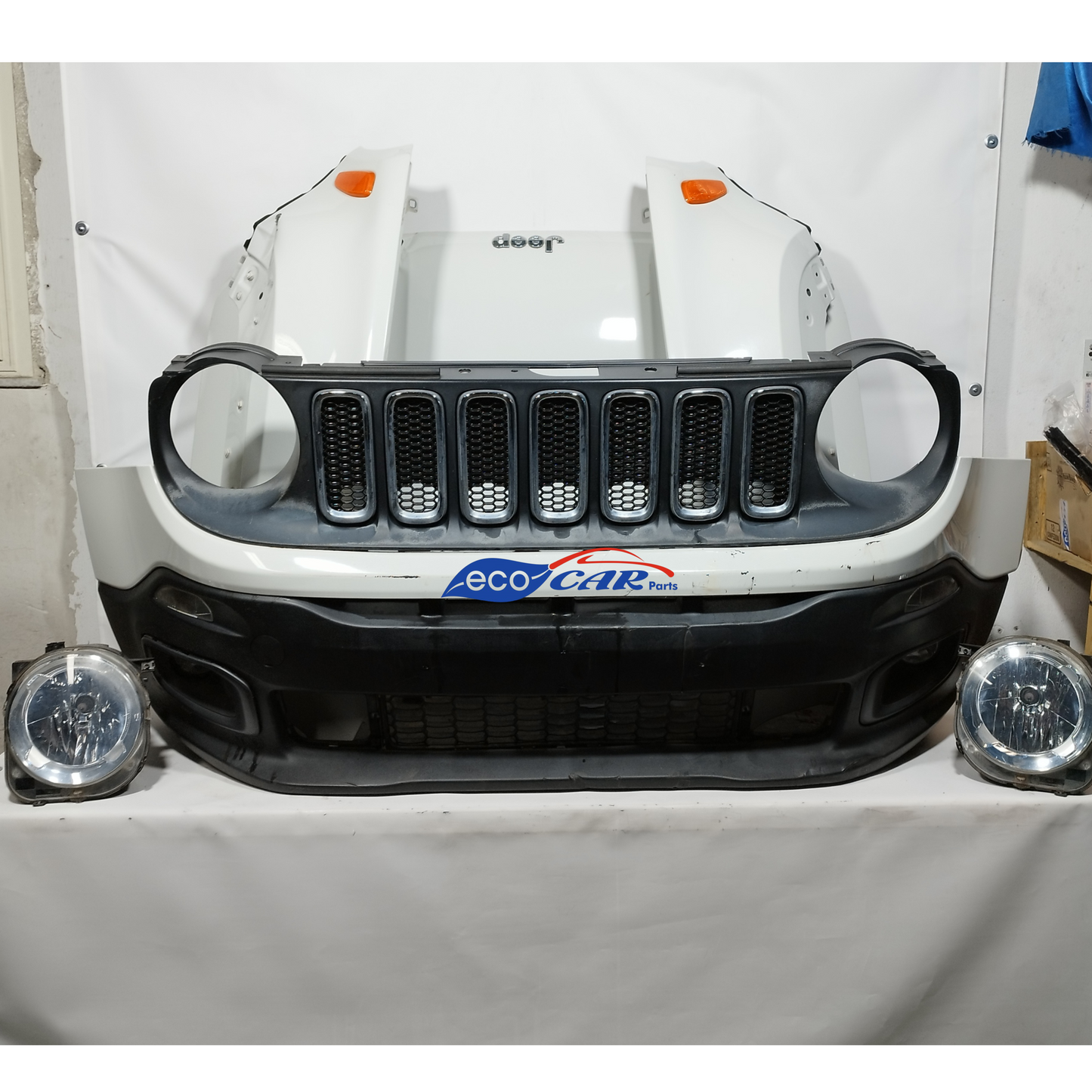 Jeep Renegade 2.0D 2016 ecoAC11478 Weiße Frontpartie