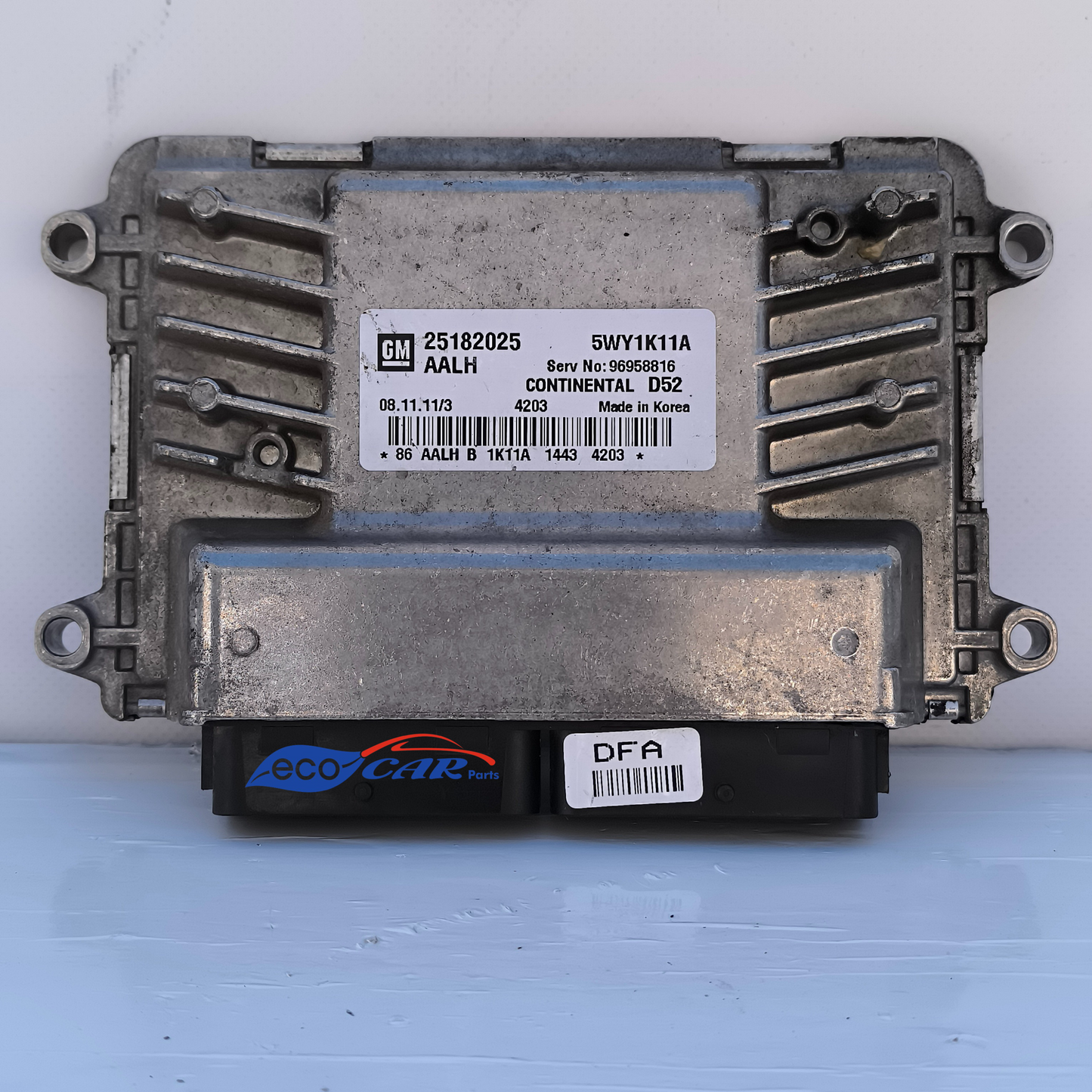 Chevrolet Spark 1.0 / 1.2 B Motorsteuergerät, Baujahr 2011, Code 25182025 ecoAG6748